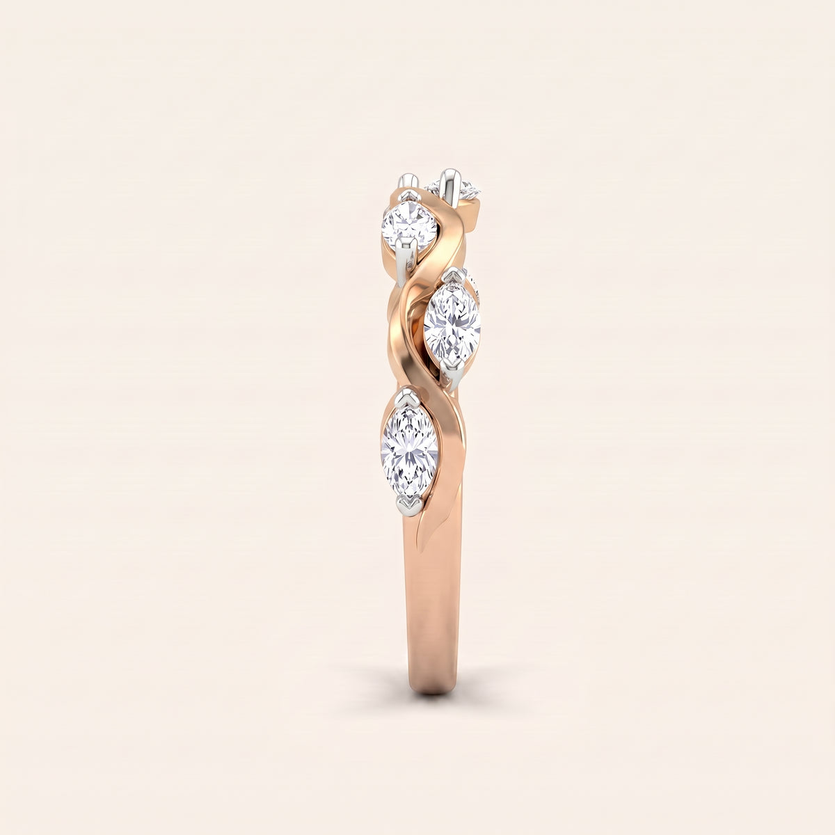 Garland lab-grown diamond ring, view 6