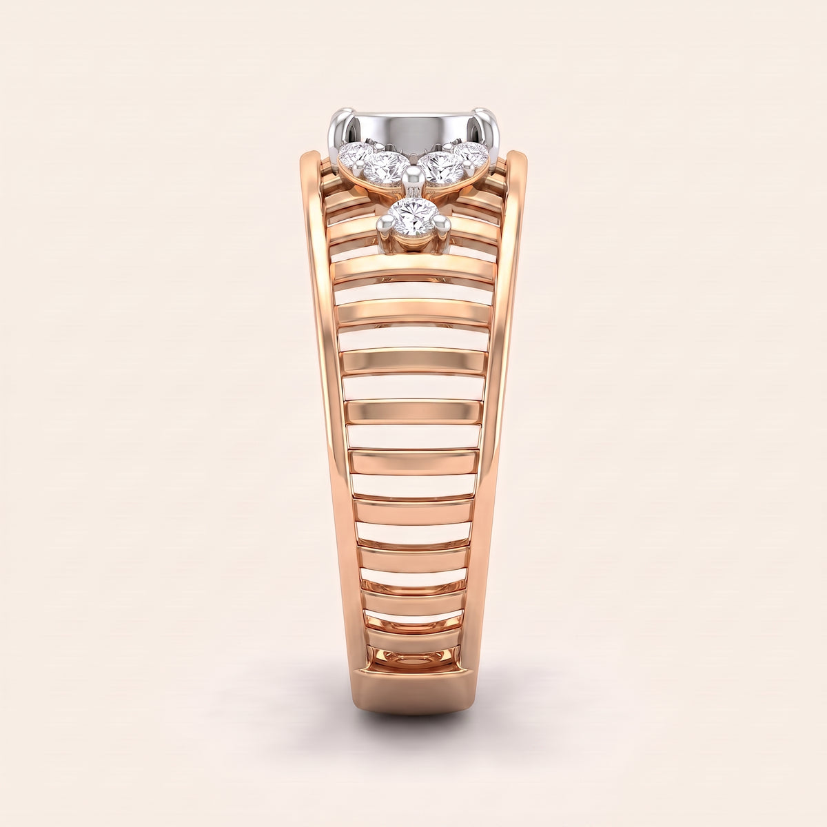 Aurelia lab-grown diamond ring, view 8