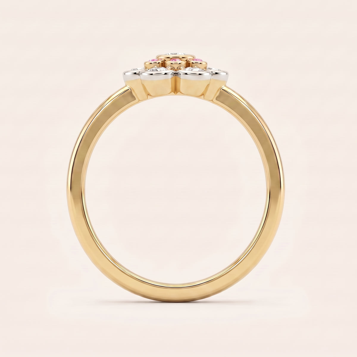 Sakura lab-grown diamond ring