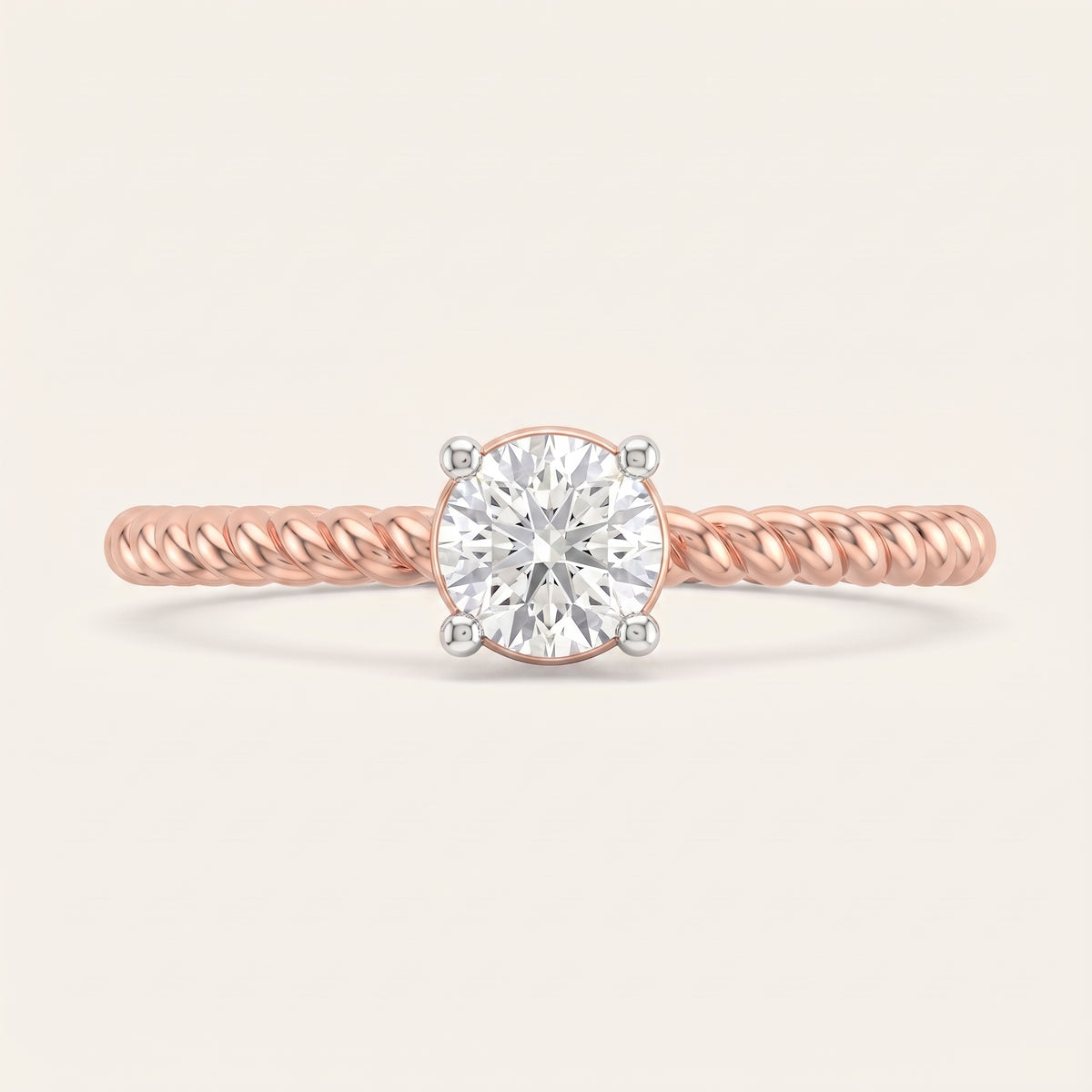 Cordelia lab-grown diamond ring, view 2