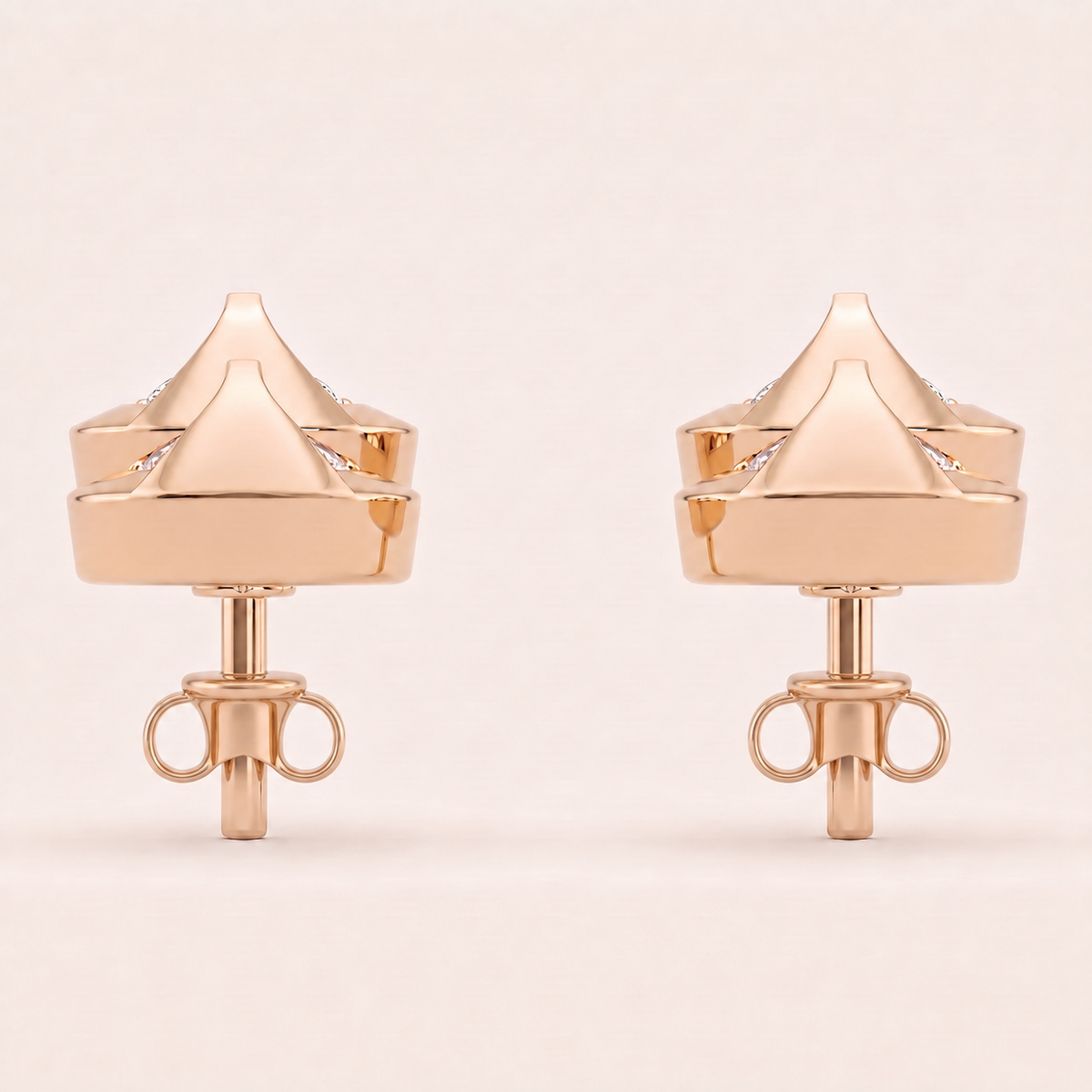 Dewdrop lab-grown diamond earrings, view 6