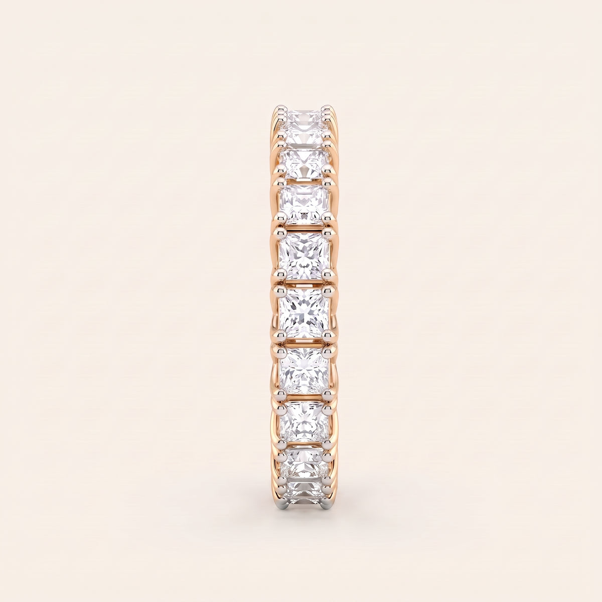Quadra lab-grown diamond ring, view 5