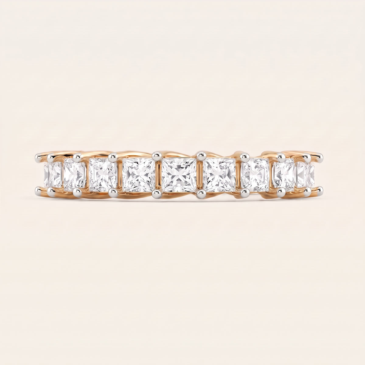 Quadra lab-grown diamond ring, view 8
