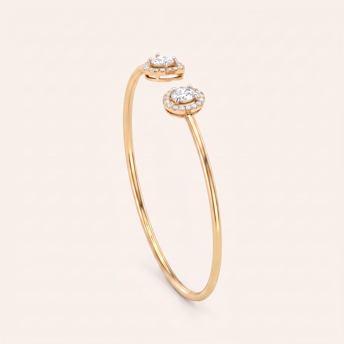 Lumiere lab-grown diamond bracelet, view 6