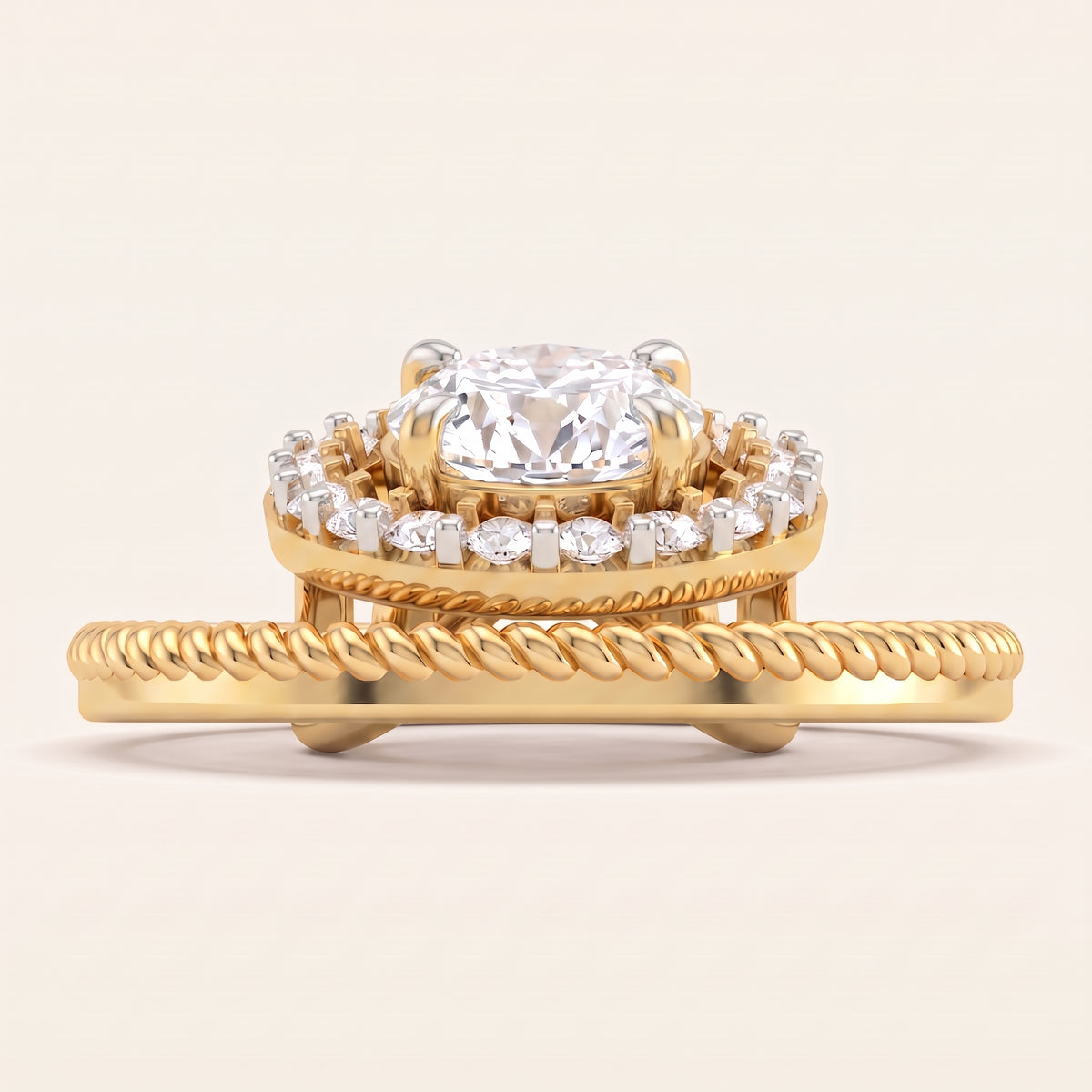 Marina lab-grown diamond pendant, view 4