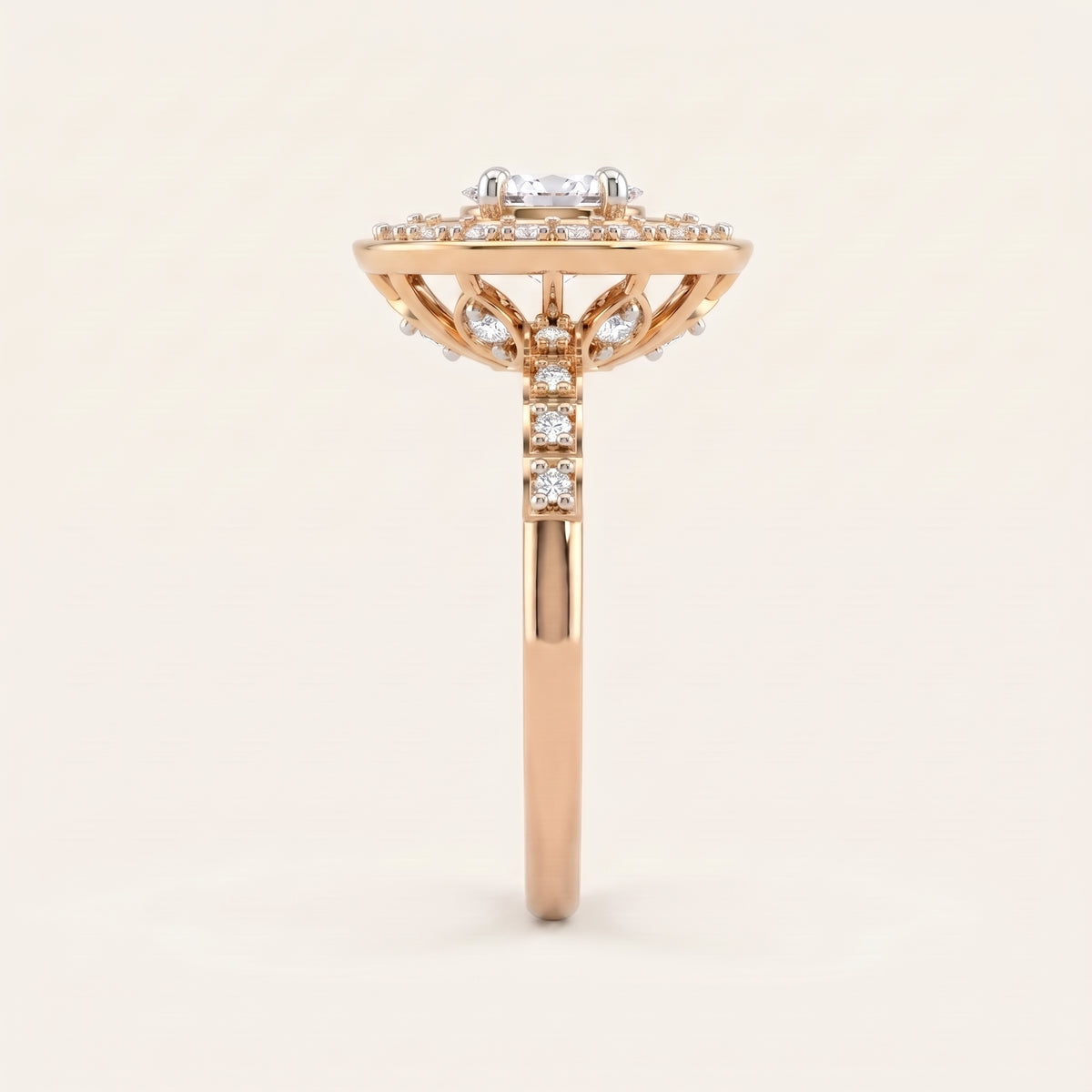 Duchess lab-grown diamond ring, view 5