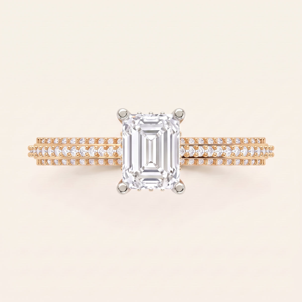 Empress lab-grown diamond ring, view 9