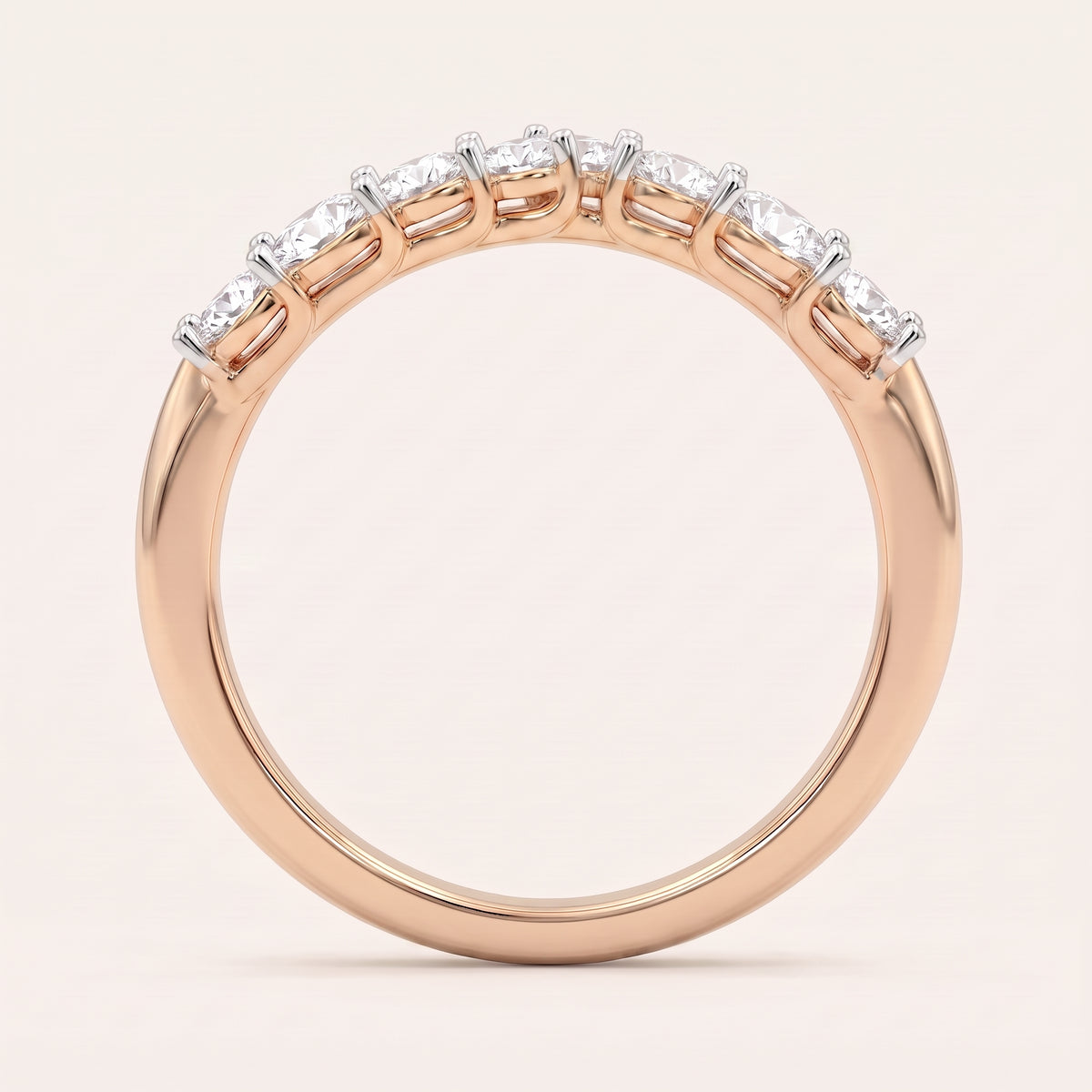Plume lab-grown diamond ring, view 6