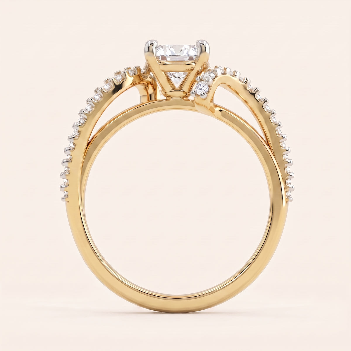 Sovereign lab-grown diamond ring