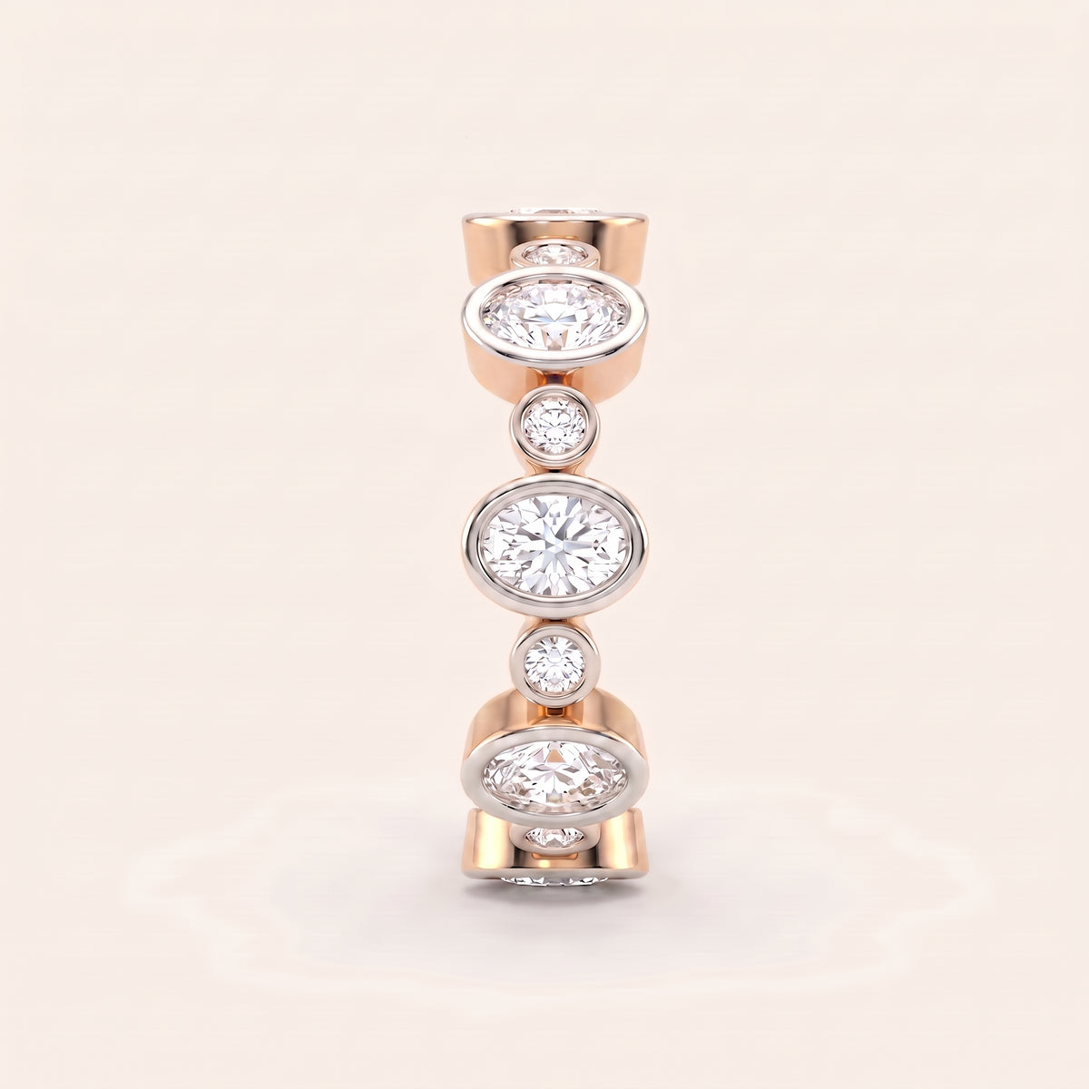 Polka lab-grown diamond ring, view 8