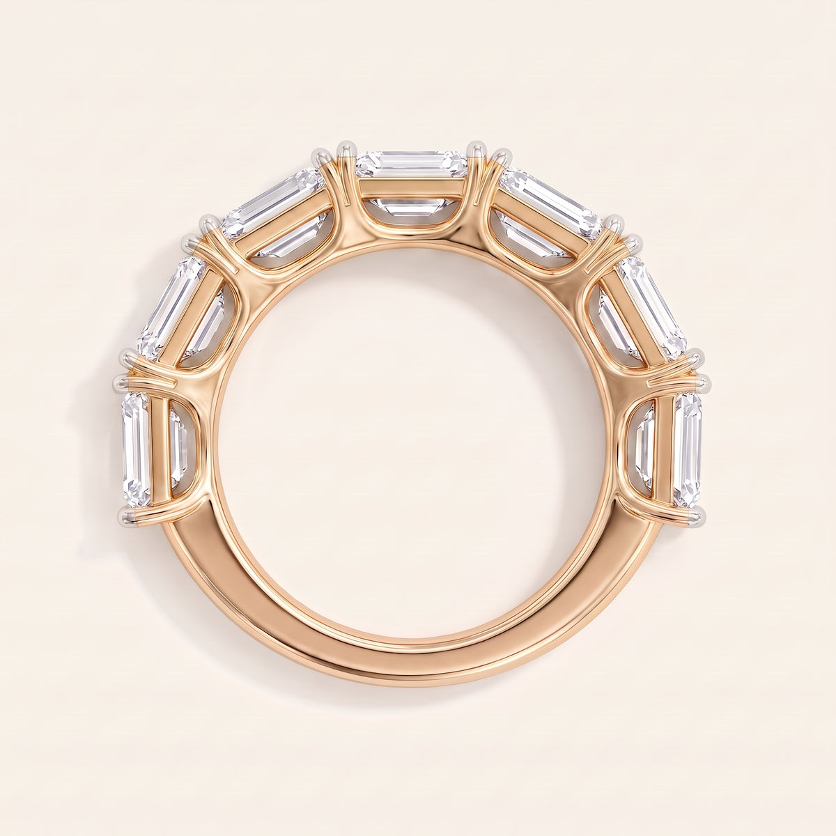 Manhattan lab-grown diamond ring, view 7