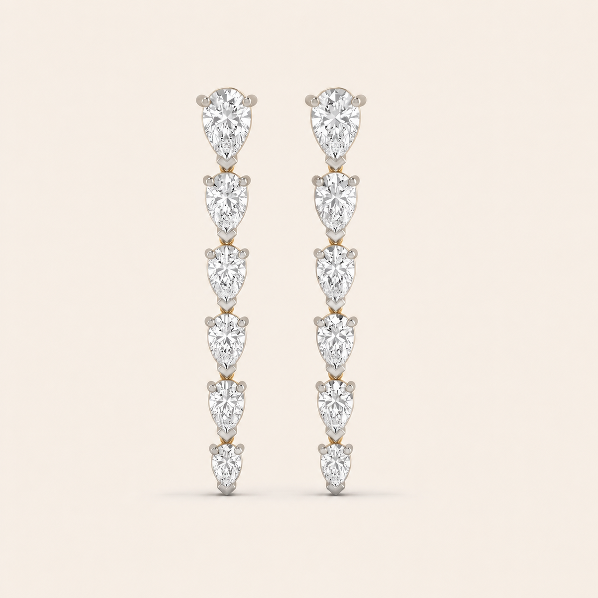 Rain lab-grown diamond earrings