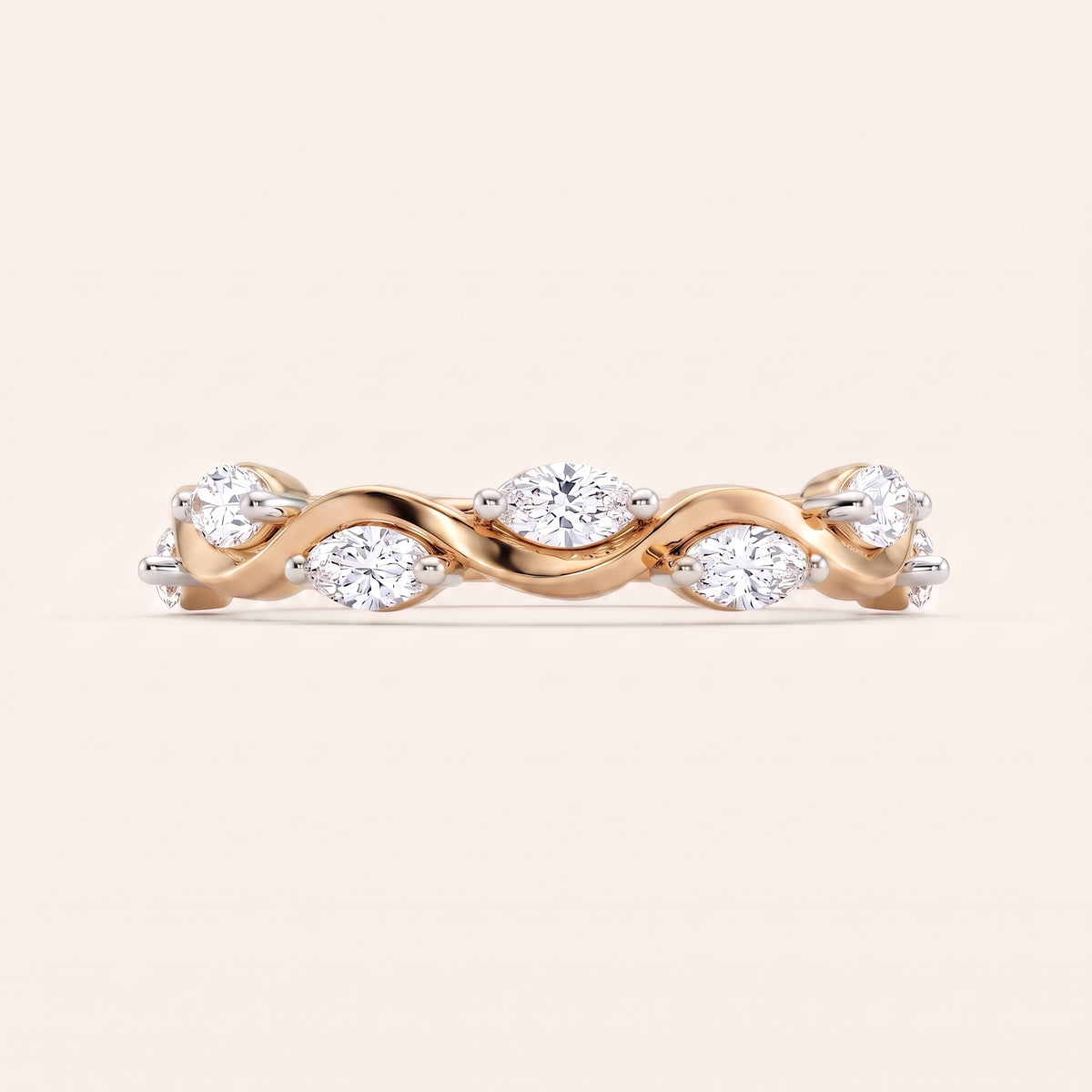 Garland lab-grown diamond ring, view 8