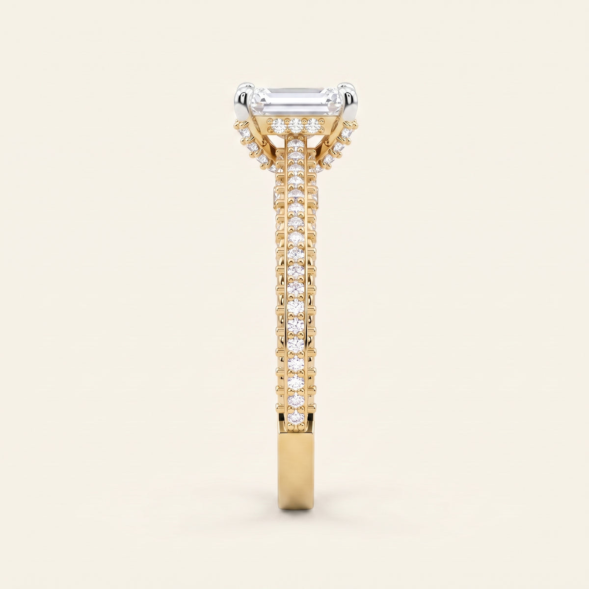 Empress lab-grown diamond ring, view 2