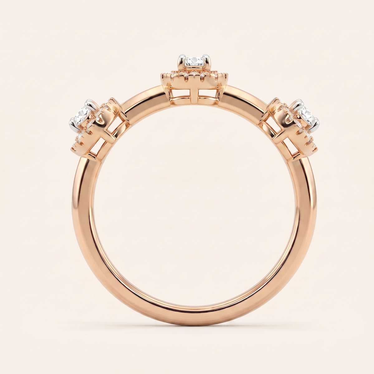 Trillia lab-grown diamond ring, view 5