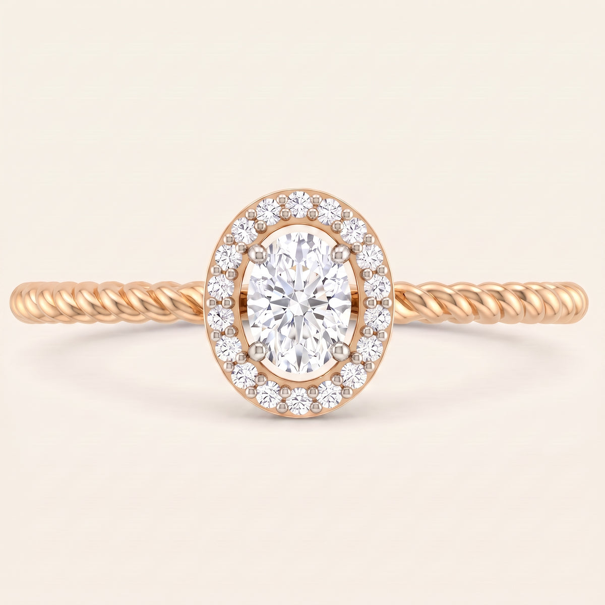 Marina lab-grown diamond ring, view 7