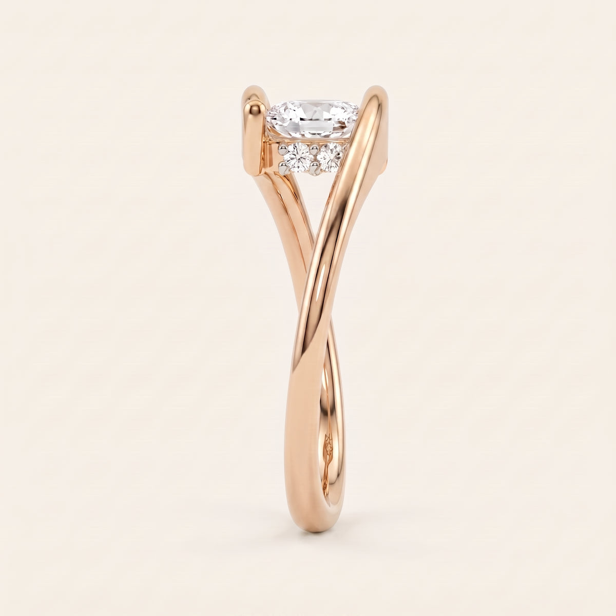 Horizon lab-grown diamond ring, view 6