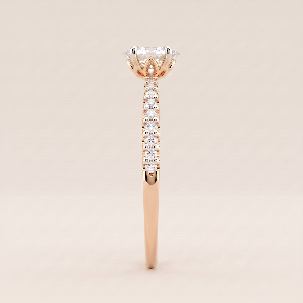 Aria lab-grown diamond ring, view 7