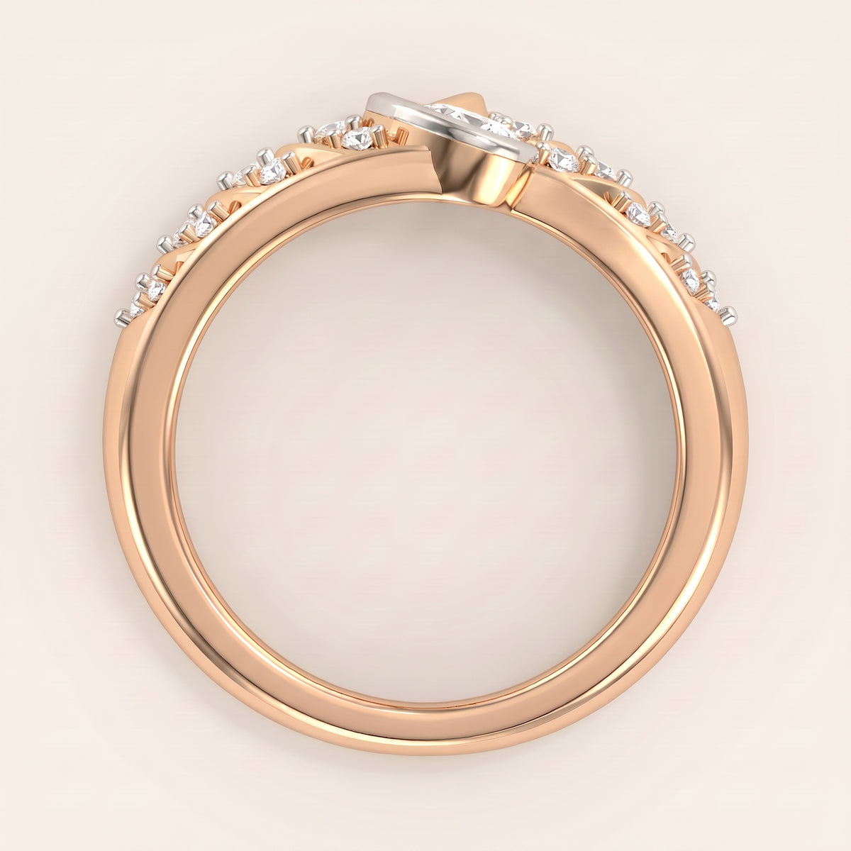 Mirage lab-grown diamond ring, view 7