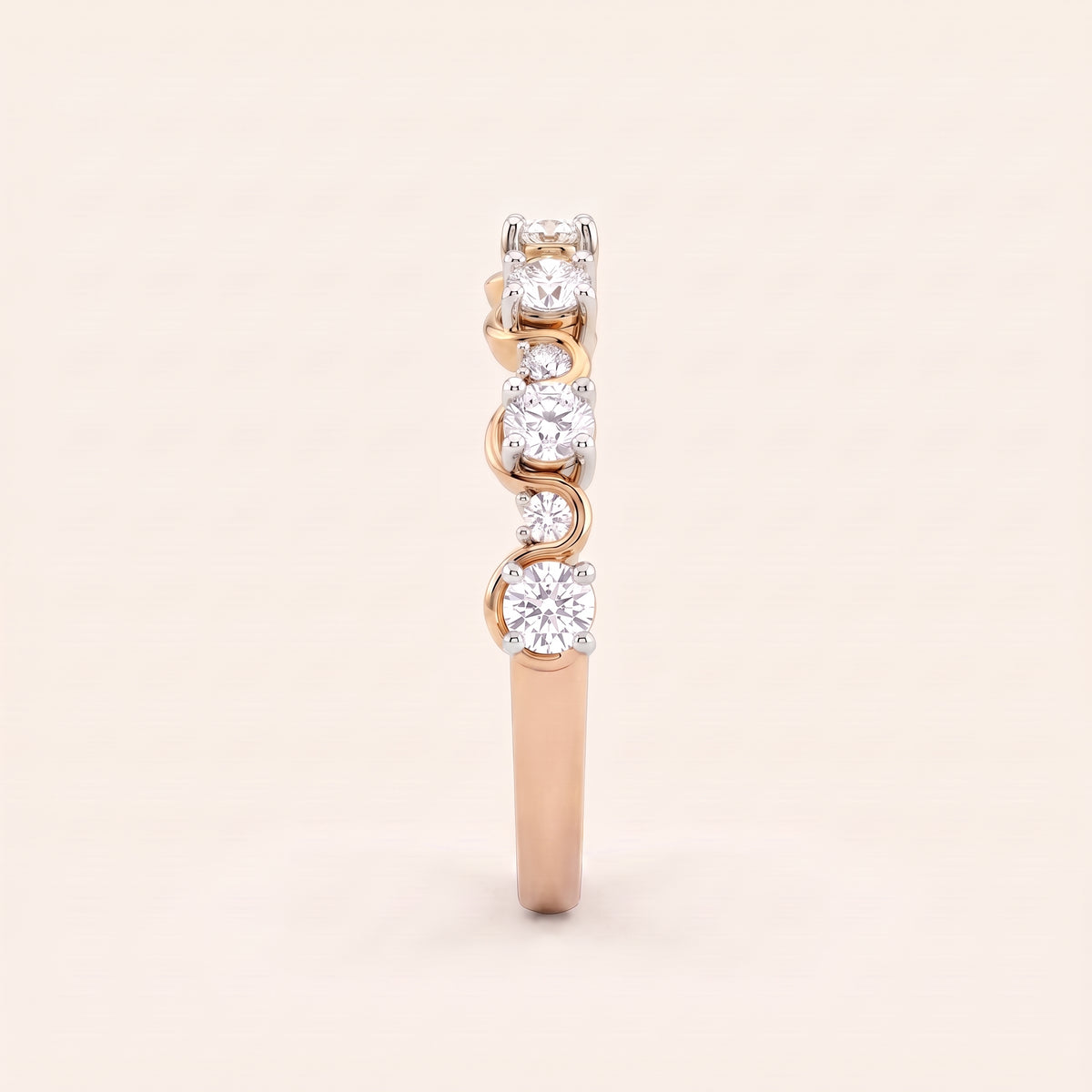 Laurel lab-grown diamond ring, view 7