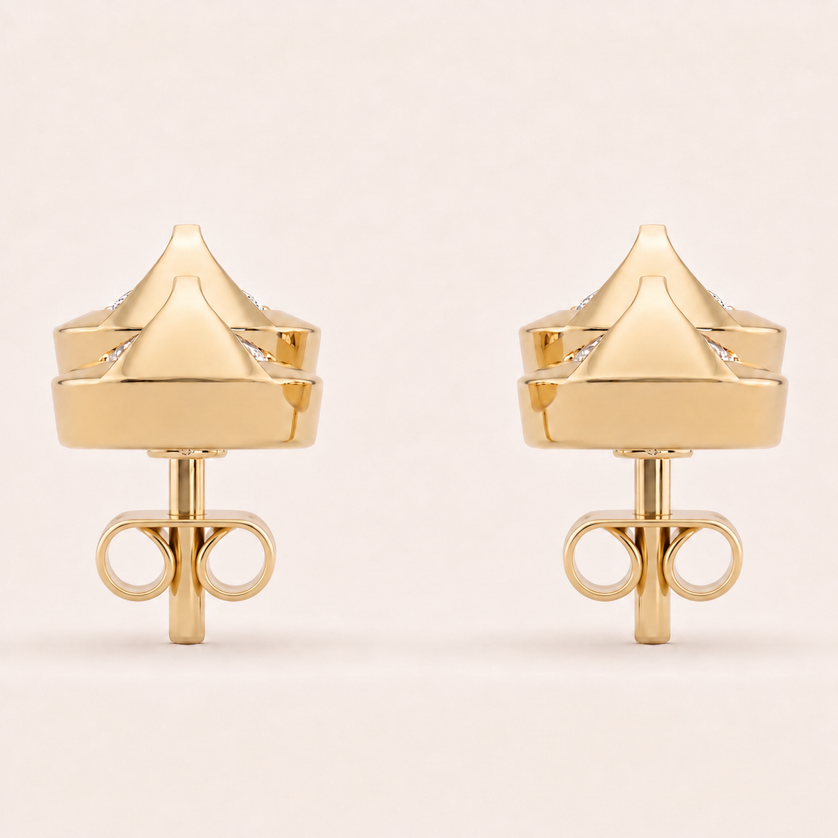 Dewdrop lab-grown diamond earrings, view 4