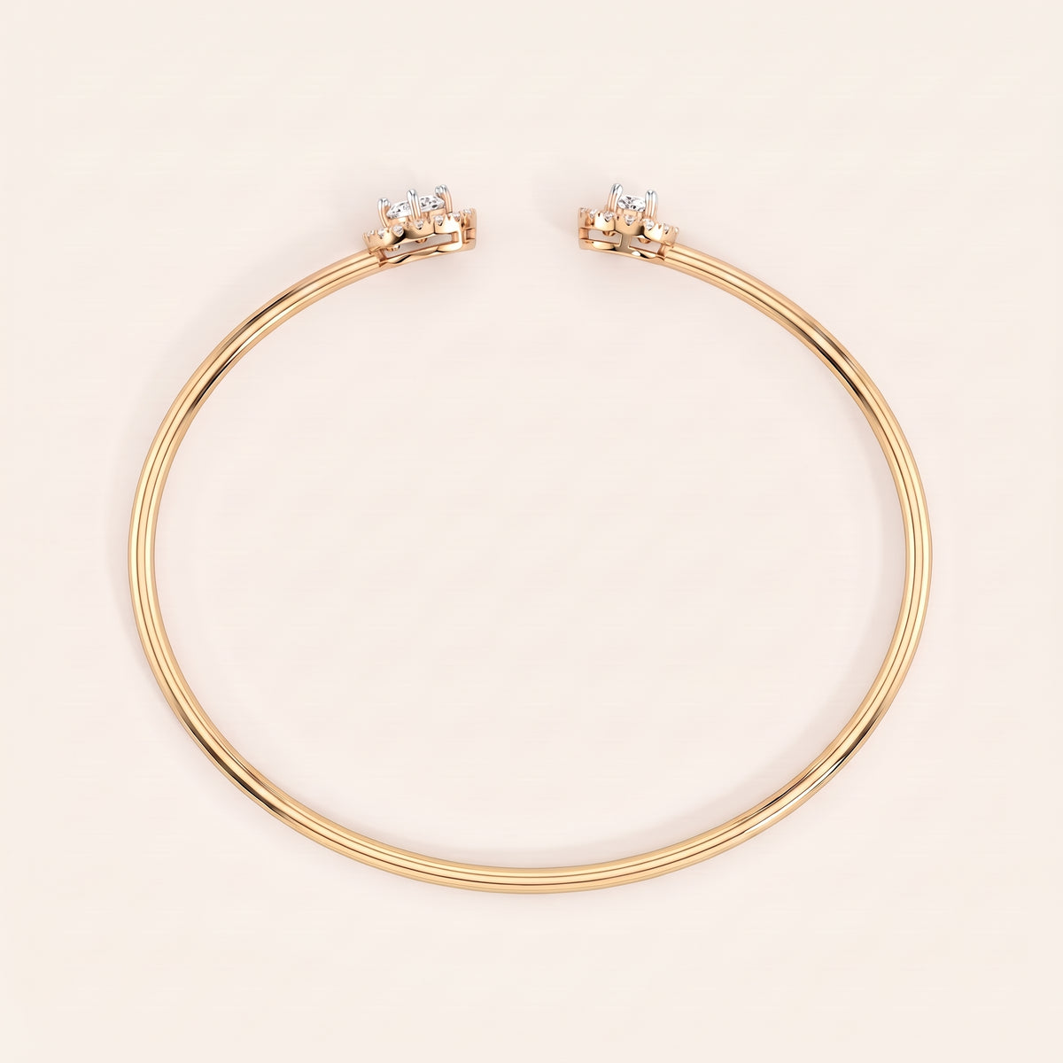Lumiere lab-grown diamond bracelet, view 8