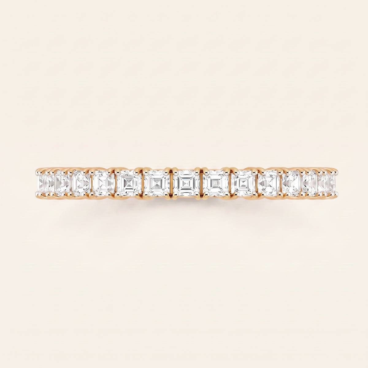 Sweetheart lab-grown diamond ring, view 8