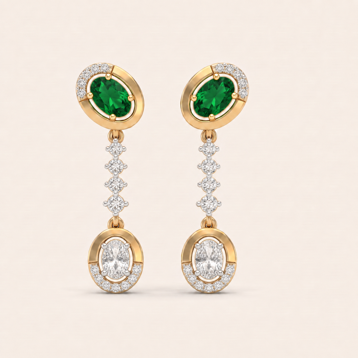 Verde lab-grown diamond earrings