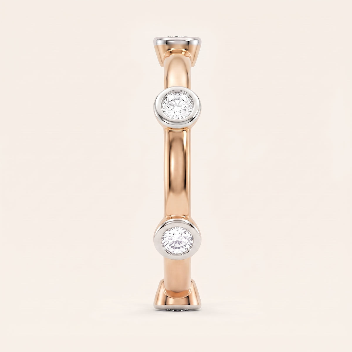 Dotty lab-grown diamond ring, view 5