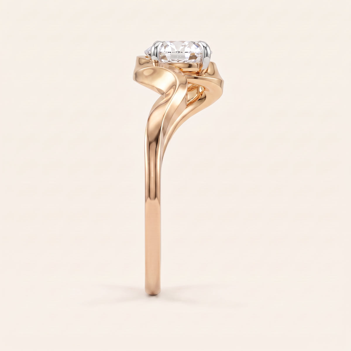Tango lab-grown diamond ring, view 8