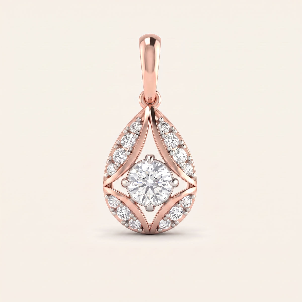 Polaris lab-grown diamond pendant