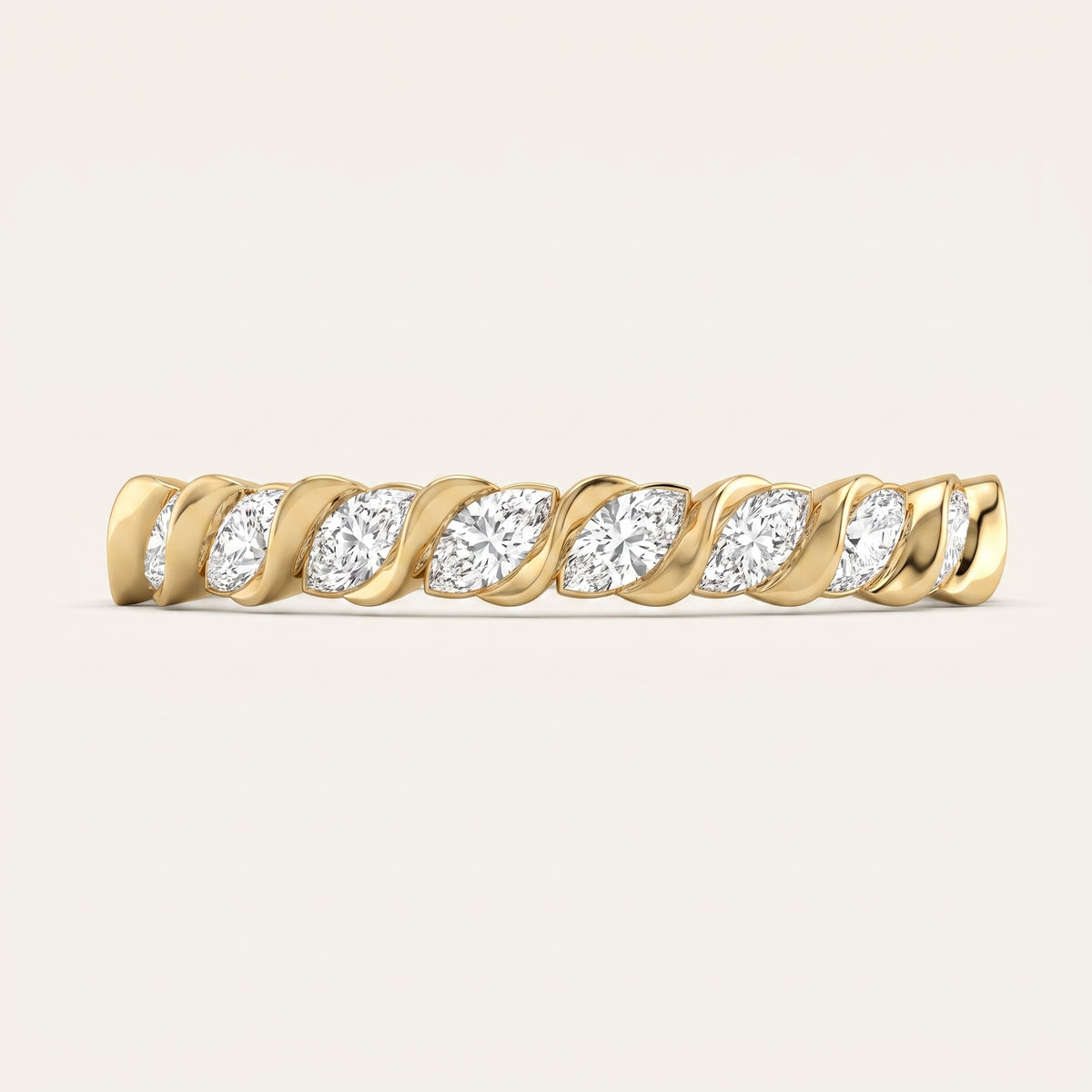 Zephyr lab-grown diamond ring, view 3