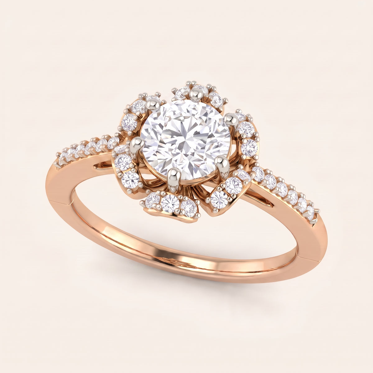 Marigold lab-grown diamond ring, view 8