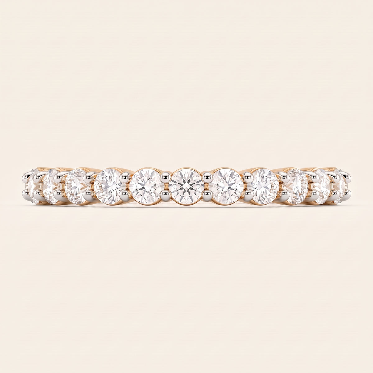 Endless lab-grown diamond ring, view 7