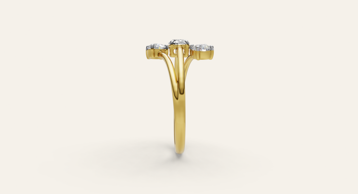 Cadence lab-grown diamond ring, view 5