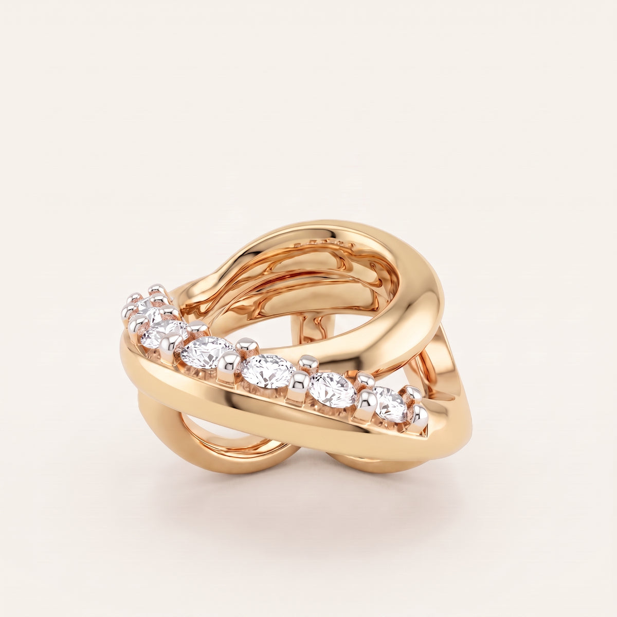 Nautilus lab-grown diamond pendant, view 7