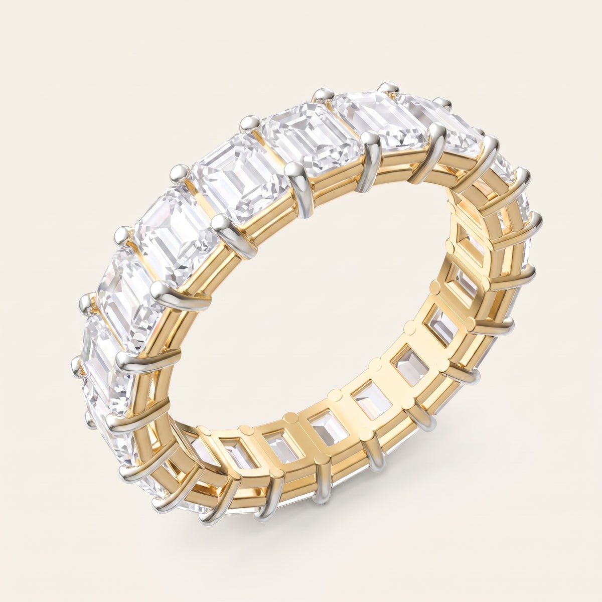 Gatsby lab-grown diamond ring, view 2