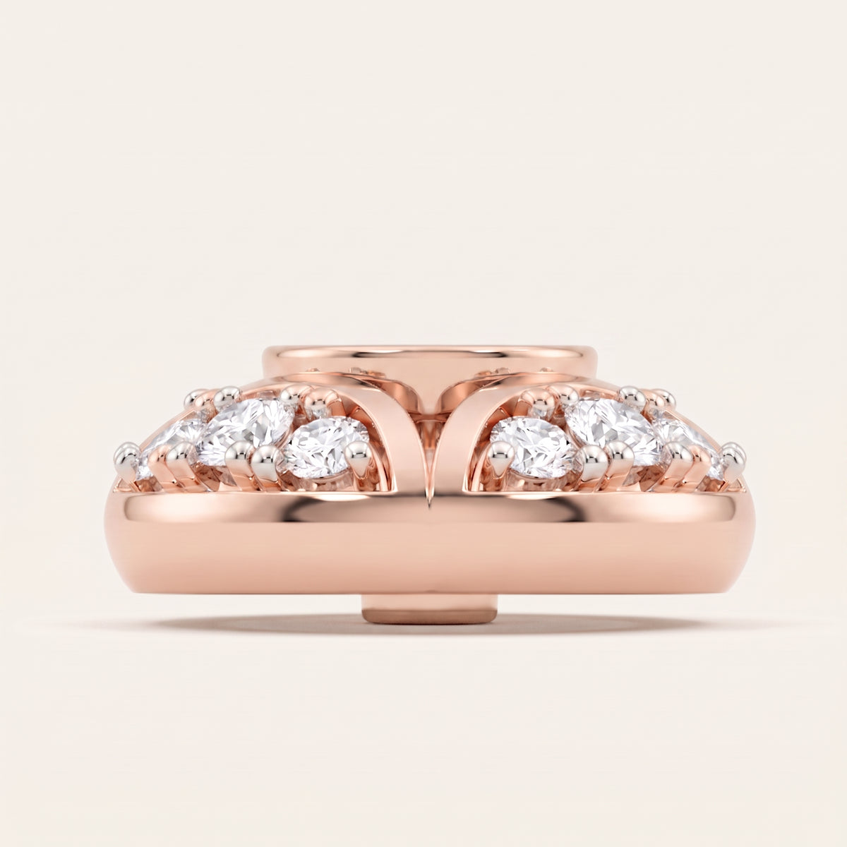 Polaris lab-grown diamond pendant, view 3