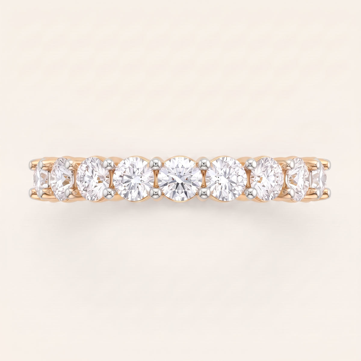 Riviera lab-grown diamond ring, view 7