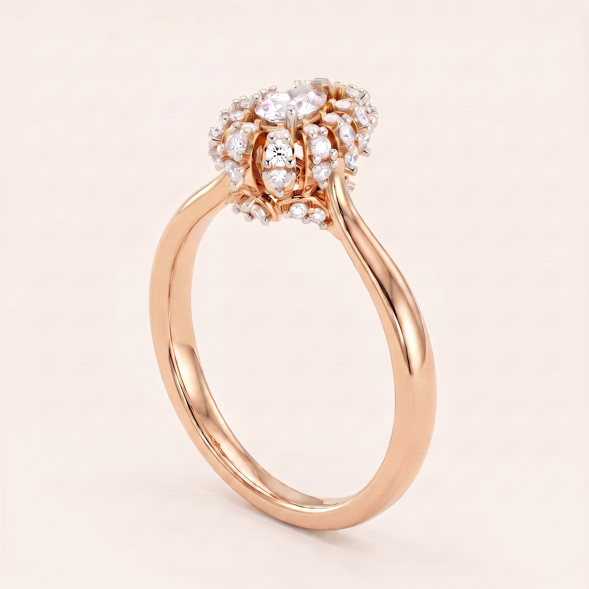 Coronet lab-grown diamond ring, view 6