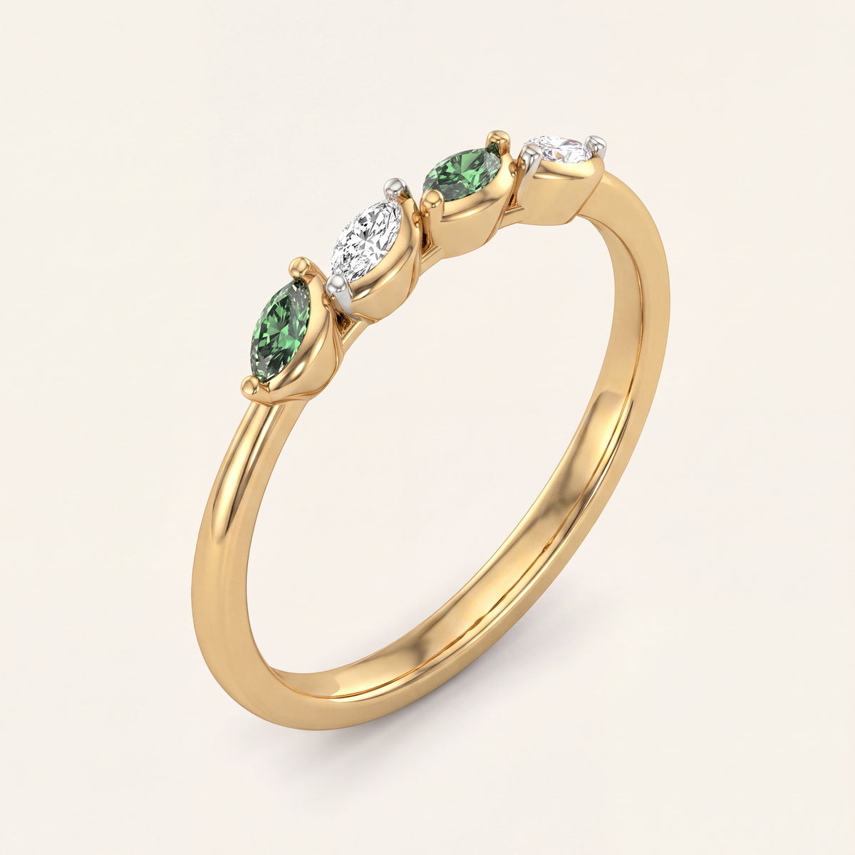 Fern lab-grown diamond ring