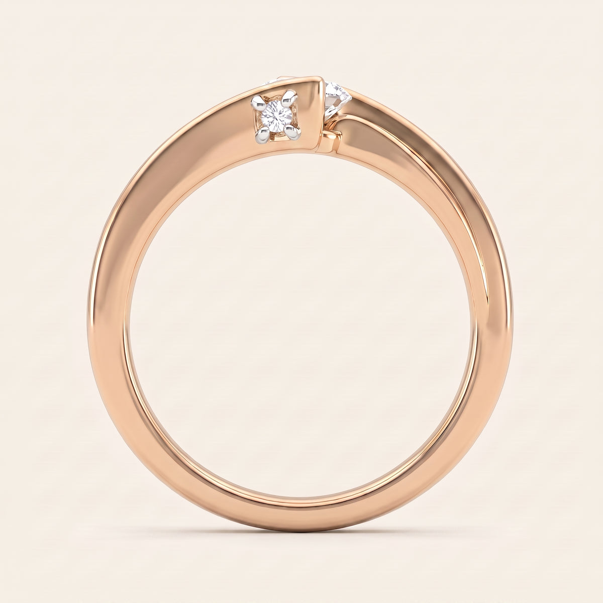 Embrace lab-grown diamond ring, view 6