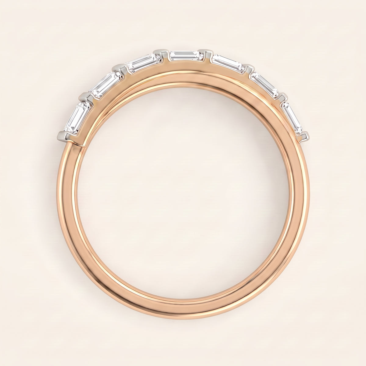 Skyline lab-grown diamond ring, view 8