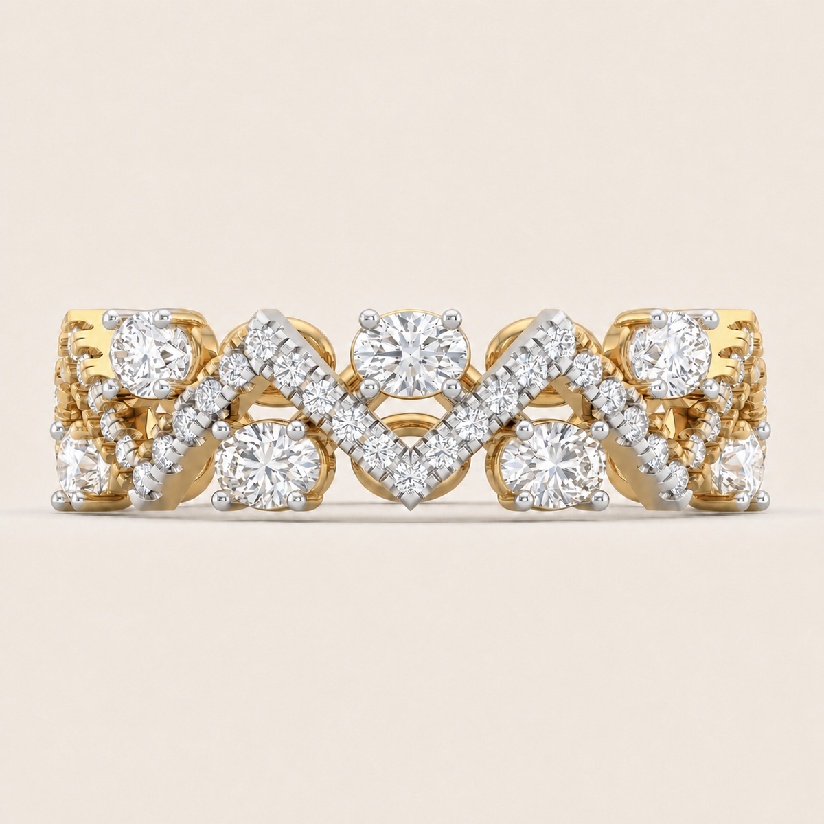 Meridia lab-grown diamond ring, view 4