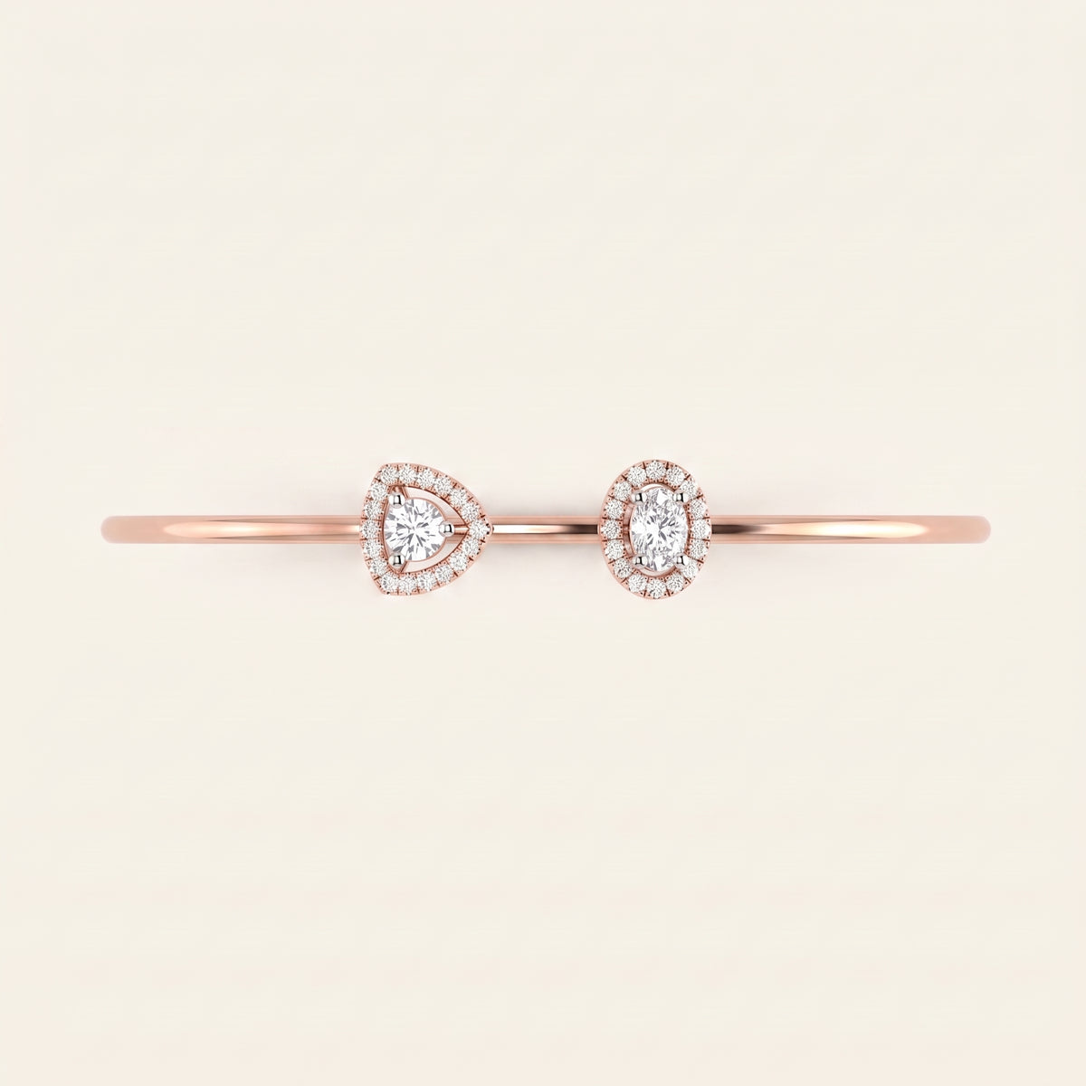 Bliss lab-grown diamond bracelet, view 2