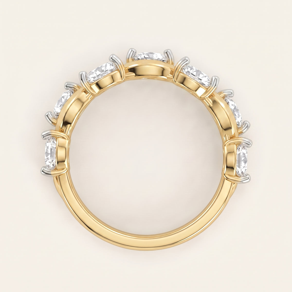 Garland lab-grown diamond ring