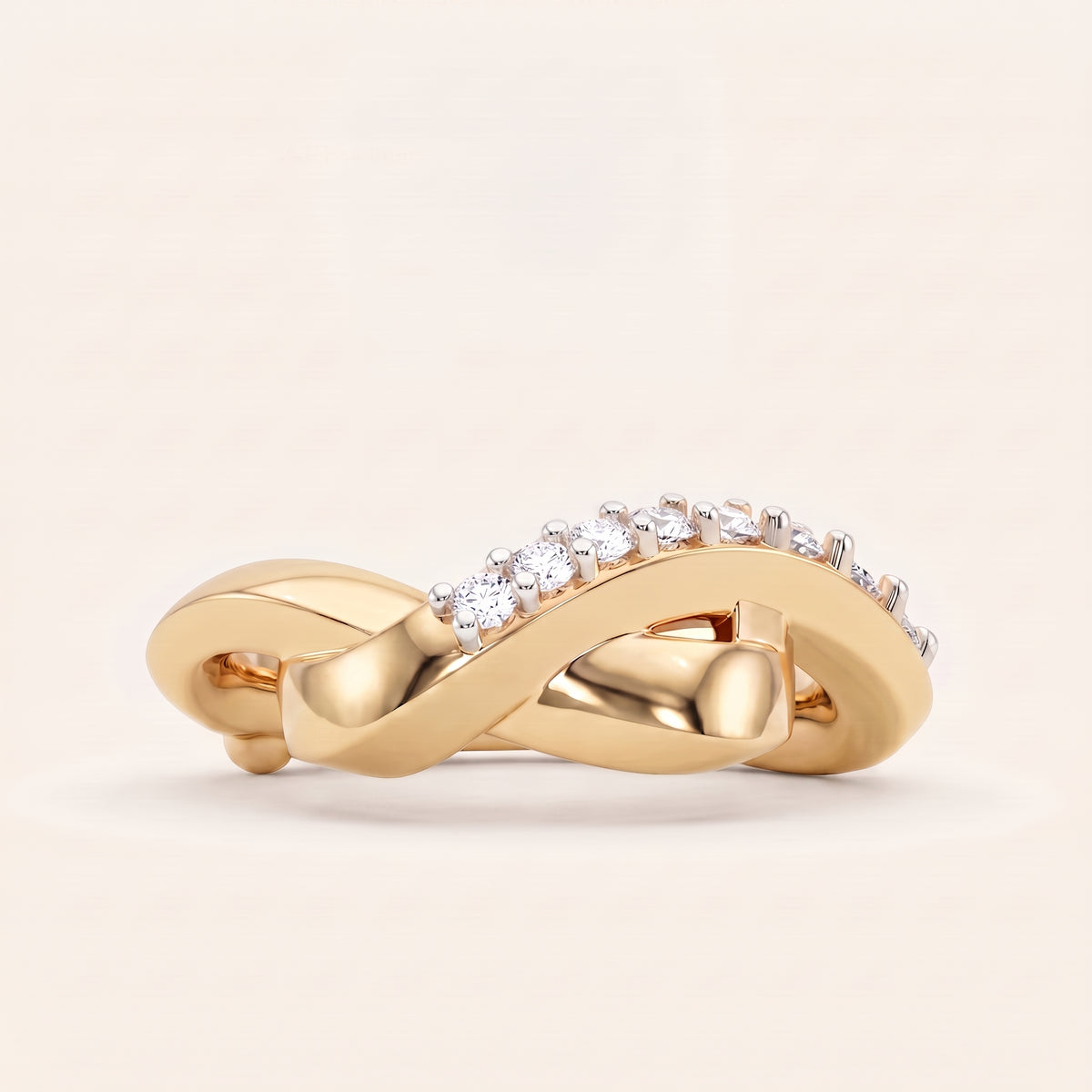 Orbit lab-grown diamond pendant, view 8