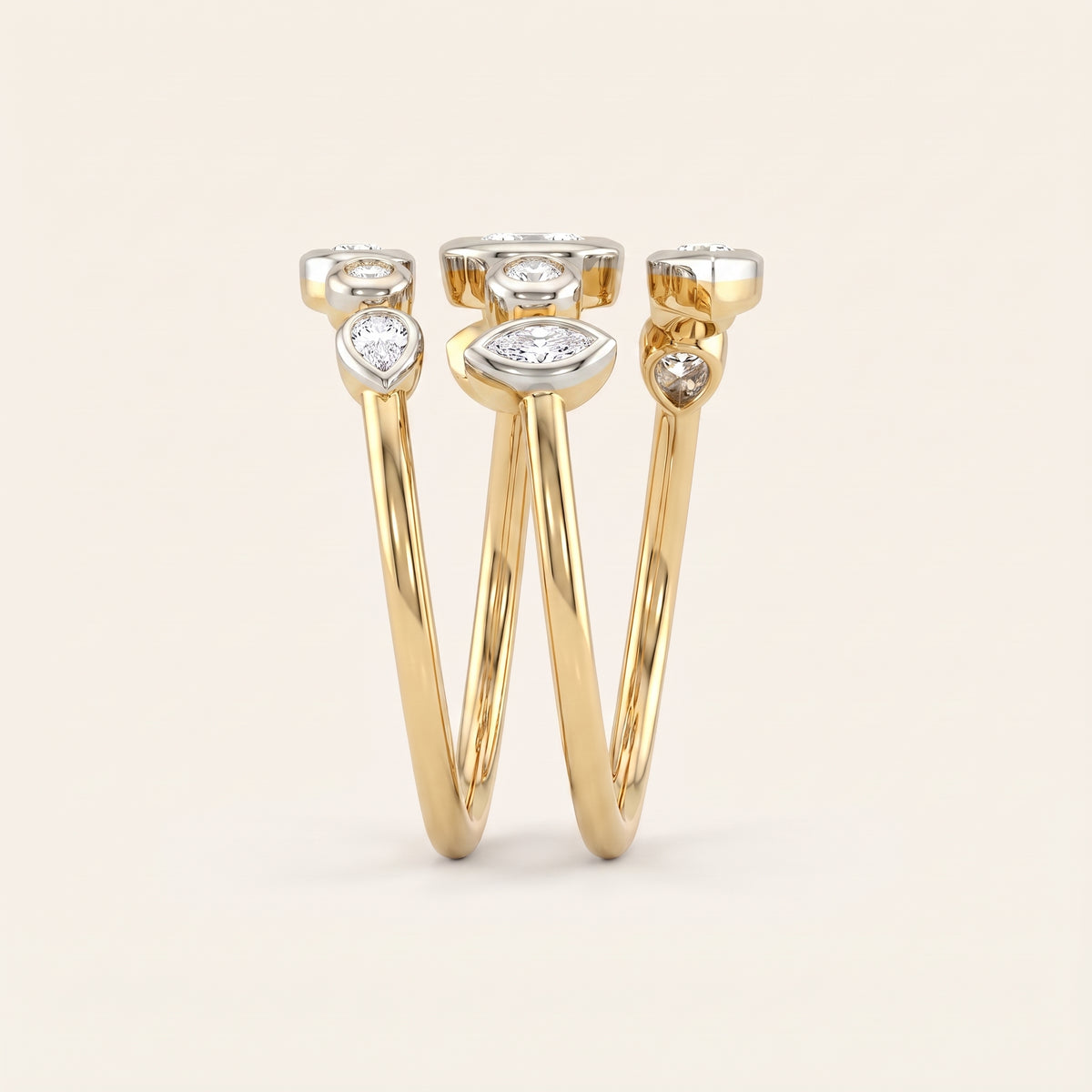 Vista lab-grown diamond ring