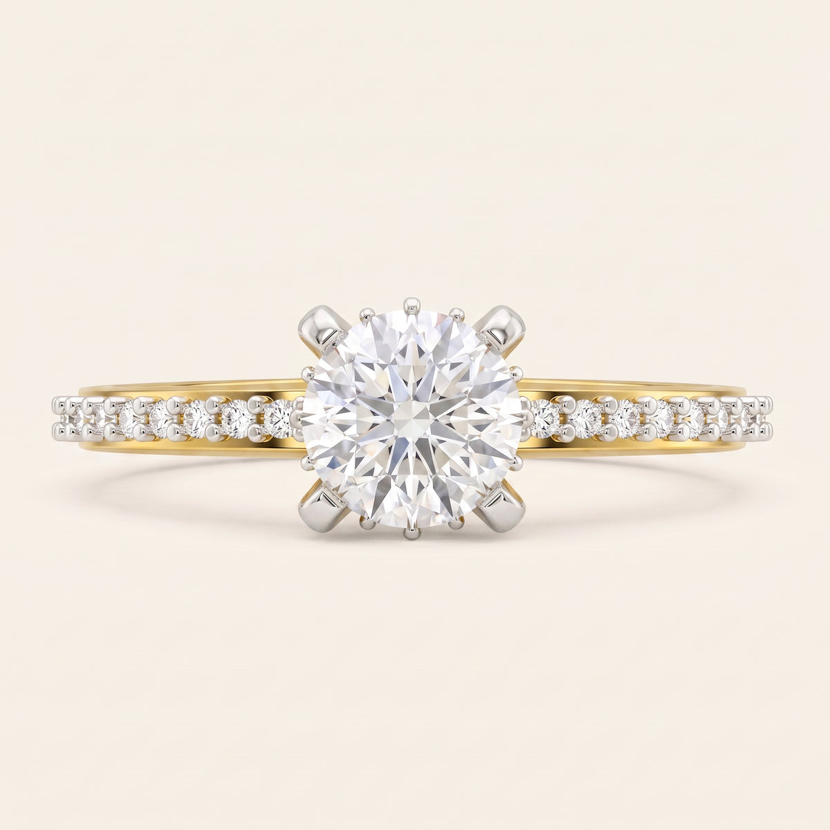 Vow lab-grown diamond ring, view 2