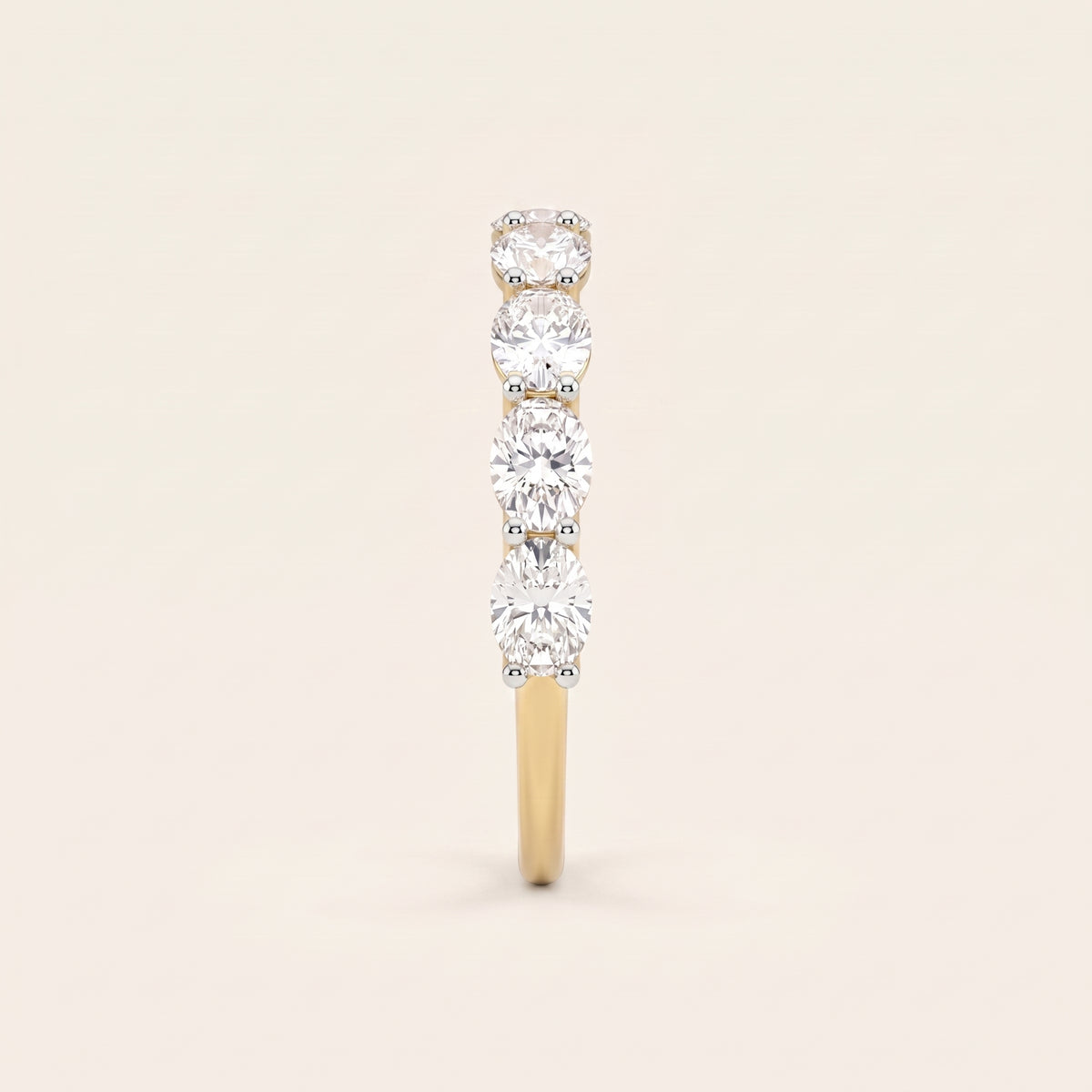 Strand lab-grown diamond ring